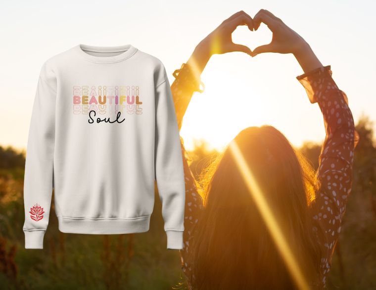 hippie kledingstijl beautiful soul sweater - Nadines shop